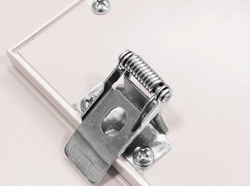 CLIPS P/ PANEL RECTANGULAR (4 UN)